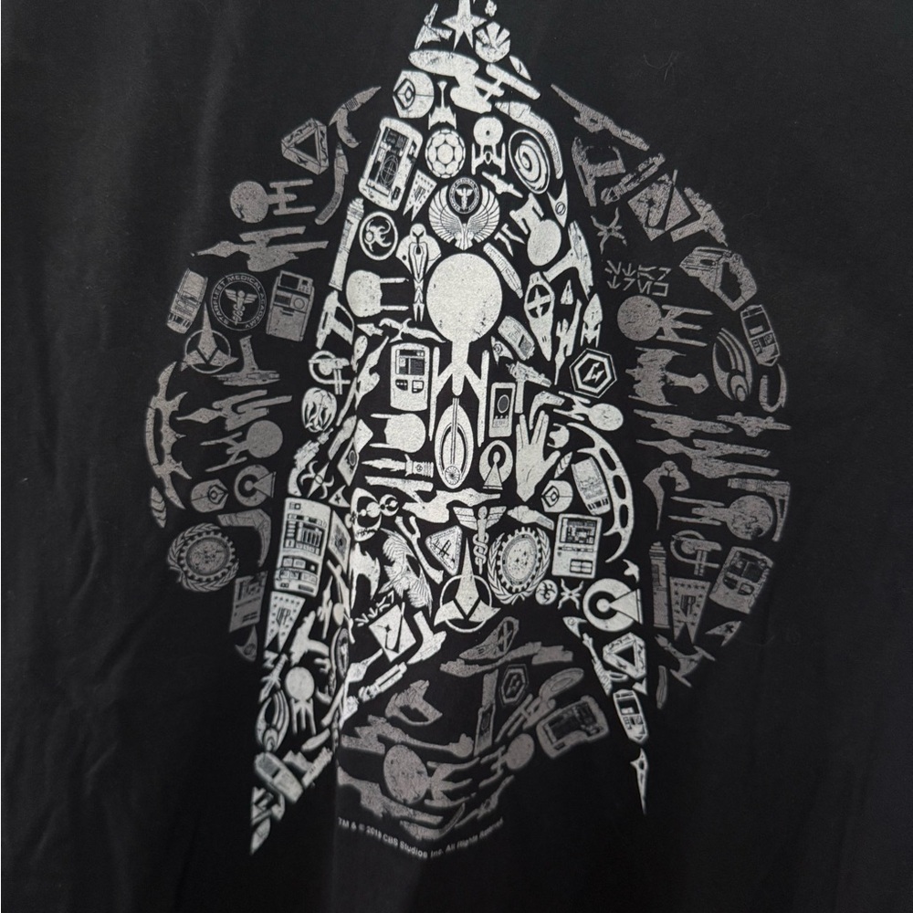 Star Trek Black Lightweight Tee